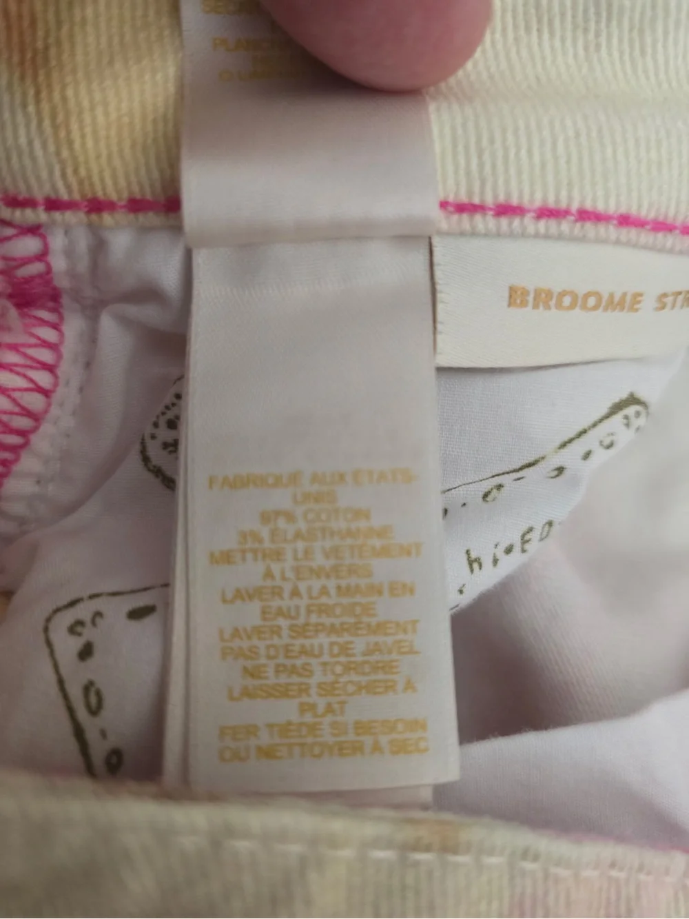 Kate Spade Broome Street Watercolor Floral Skinny Jeans Sz 29 Pants Vibrant